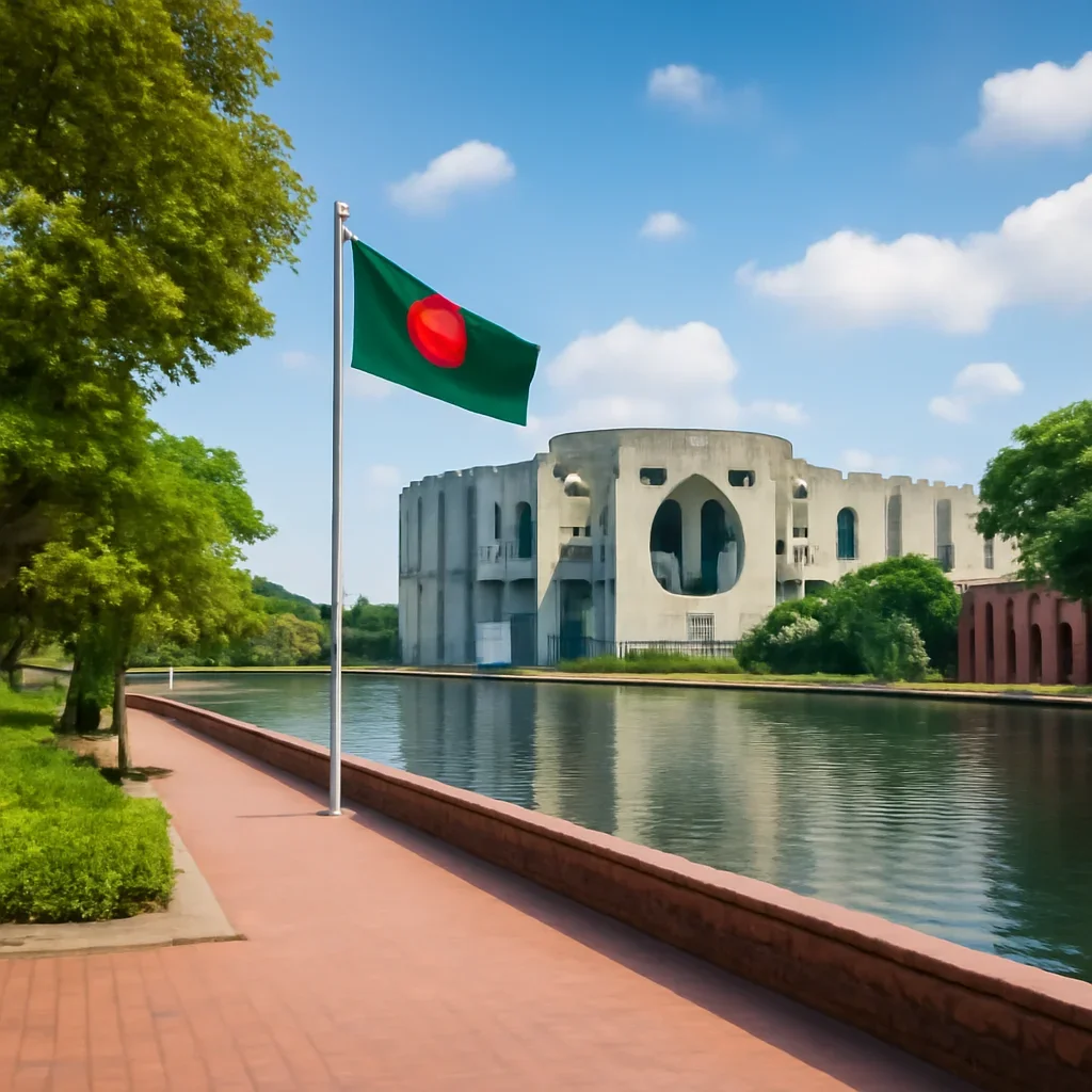 Civic image connected to Dhaka and national institutions
