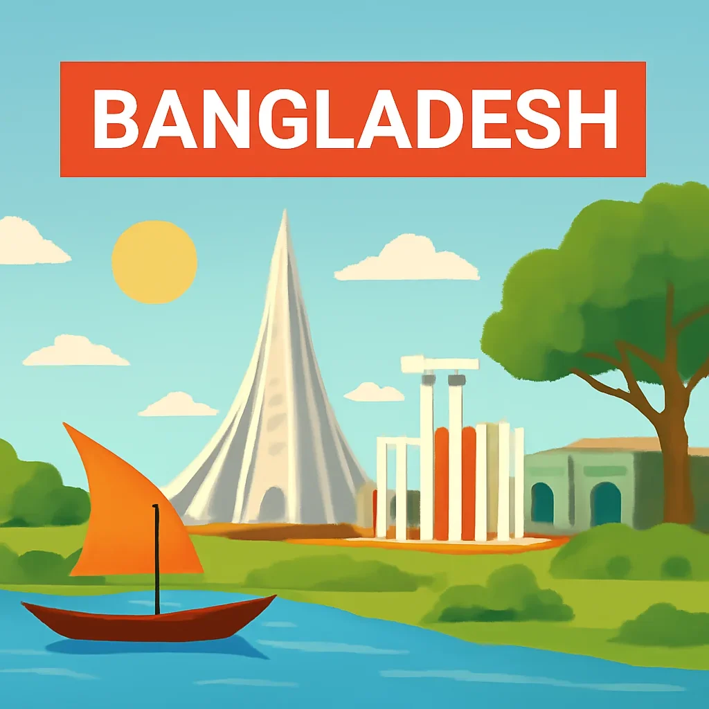 Reader-facing scene leading into Bangladesh Country Guide