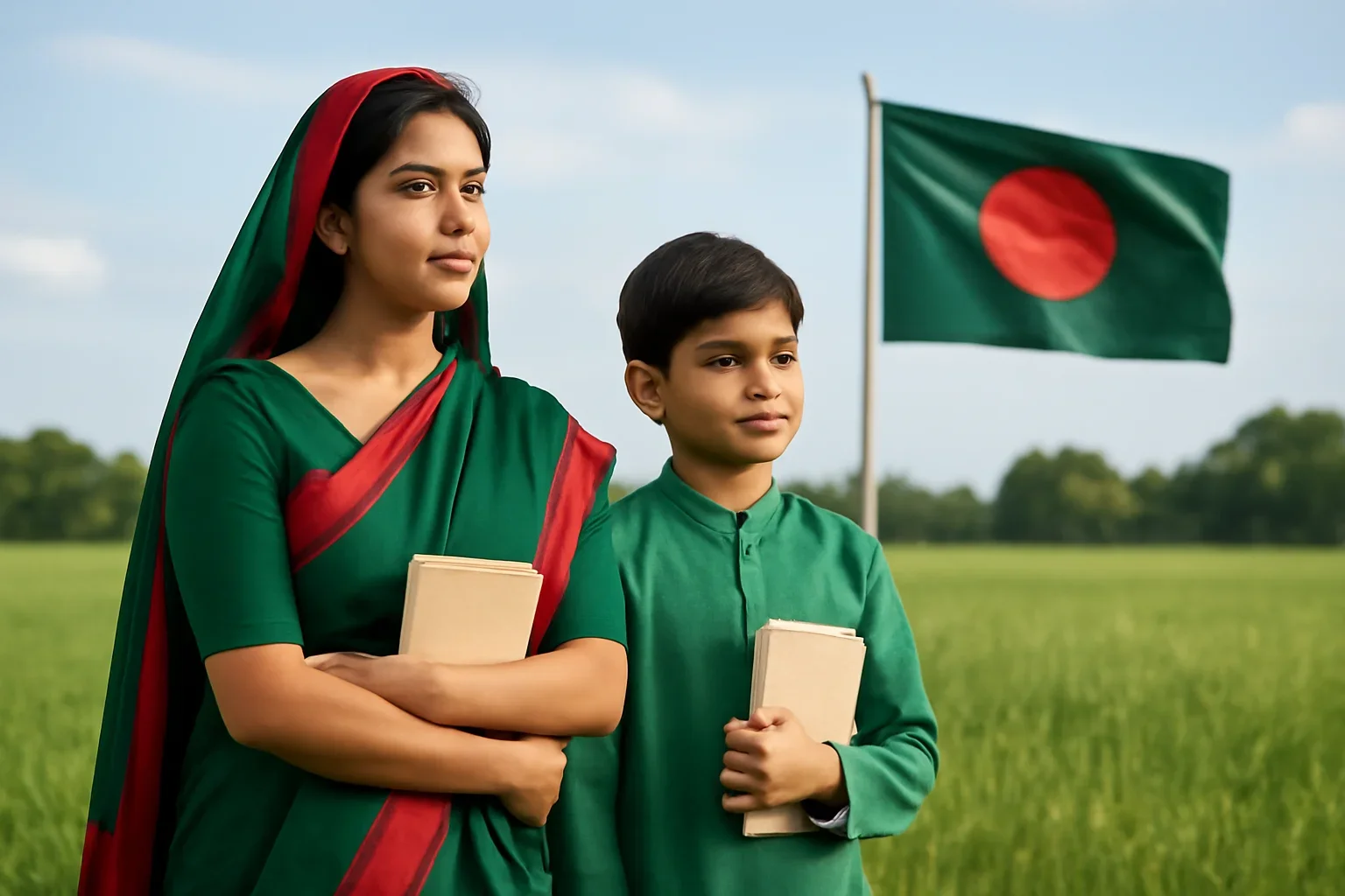 Editorial image representing Bangla language and public life in Bangladesh